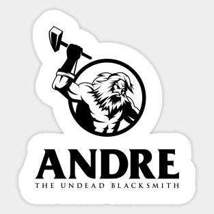 Andre The Blacksmith Sticker